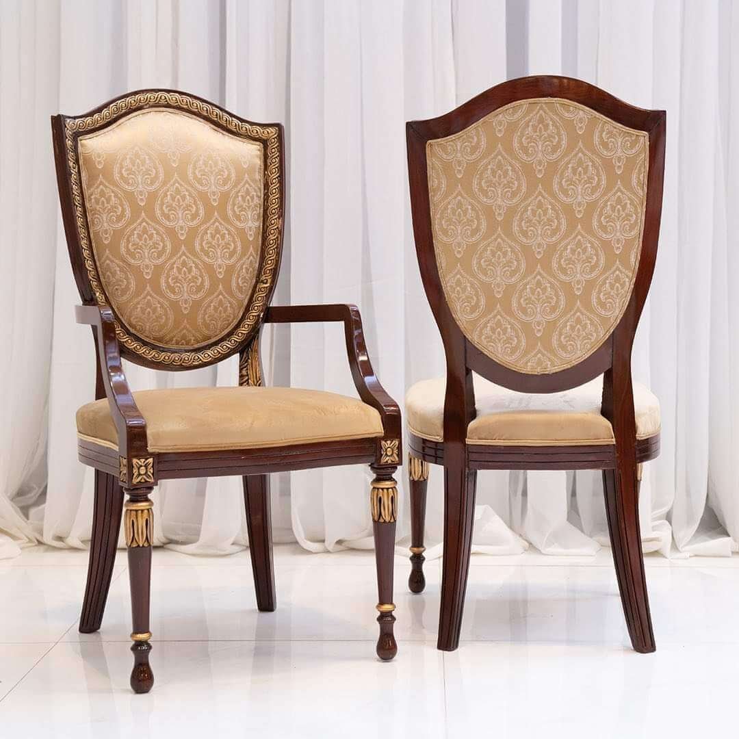 Luxury Dining Chair And Table Set