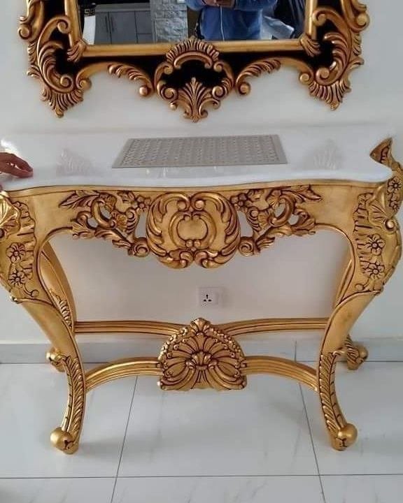 Victorian Console With Frame