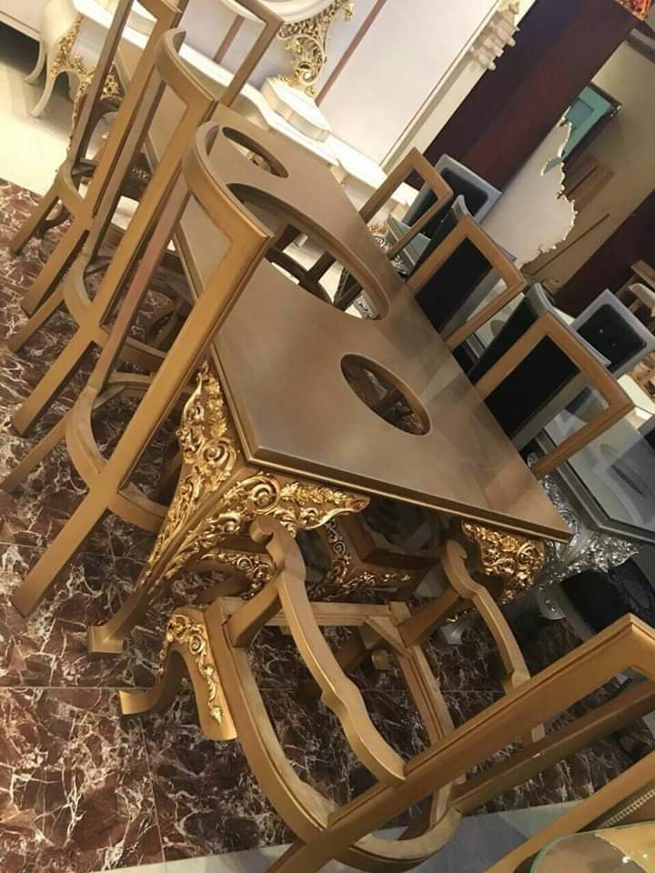 Italian Hand Made Design For Dinning Chairs And Table